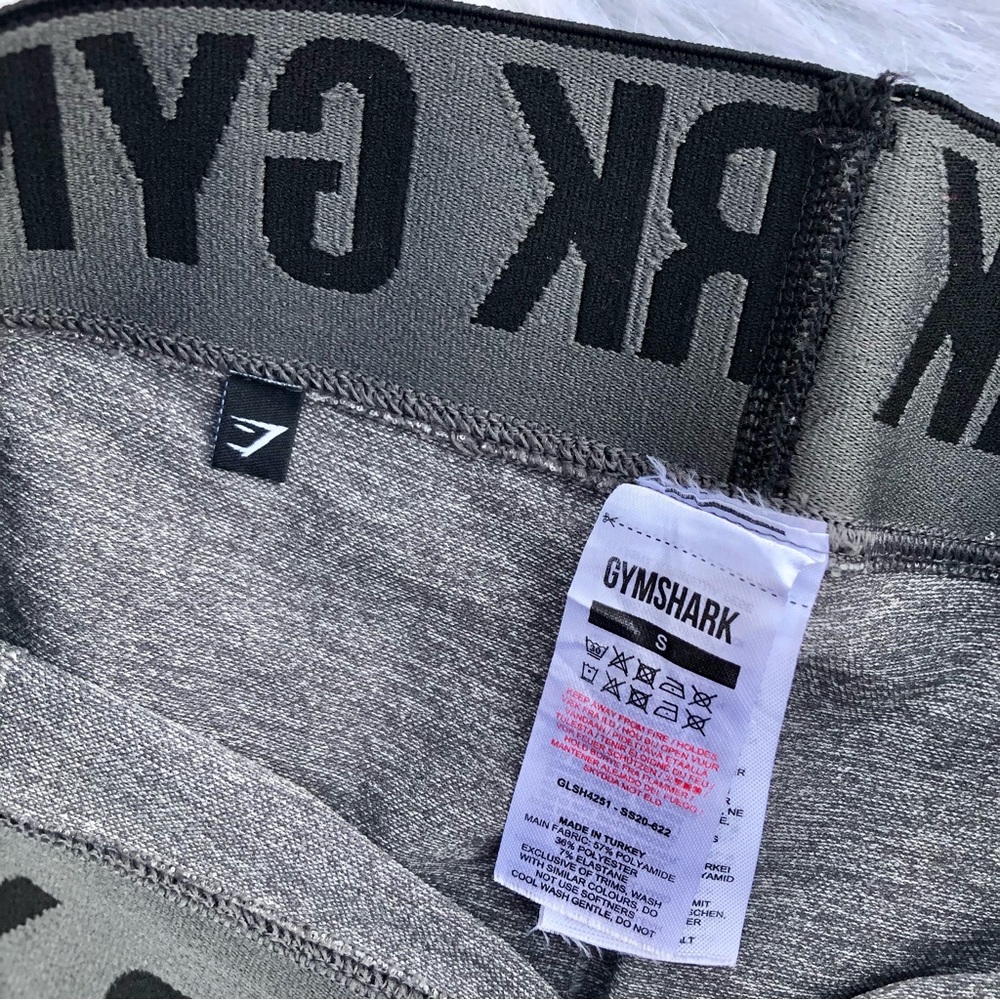 NWOT - Gymshark Flex Shorts Black/Gray - Picture 3 of 5